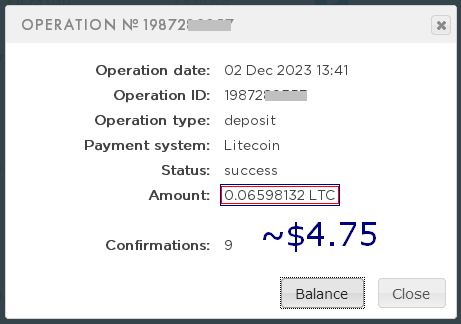 FaucetWave 1st payment